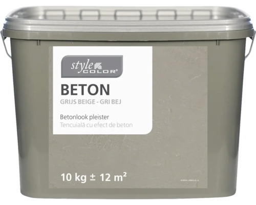 StyleColor CONCRETE Getinte Beton Effect Pleister greige 10 kg
