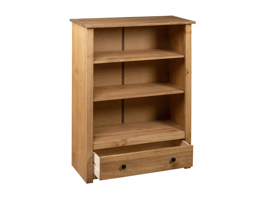 Bibliothèque 80x35x110 cm Bois de pin massif Assortiment Panama