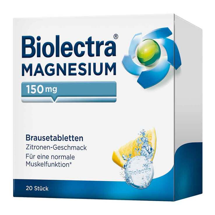 Biolectra Magnesium Brausetabletten, 20 St