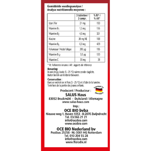 Salus Floradix IJzer Tabletten 147TB
