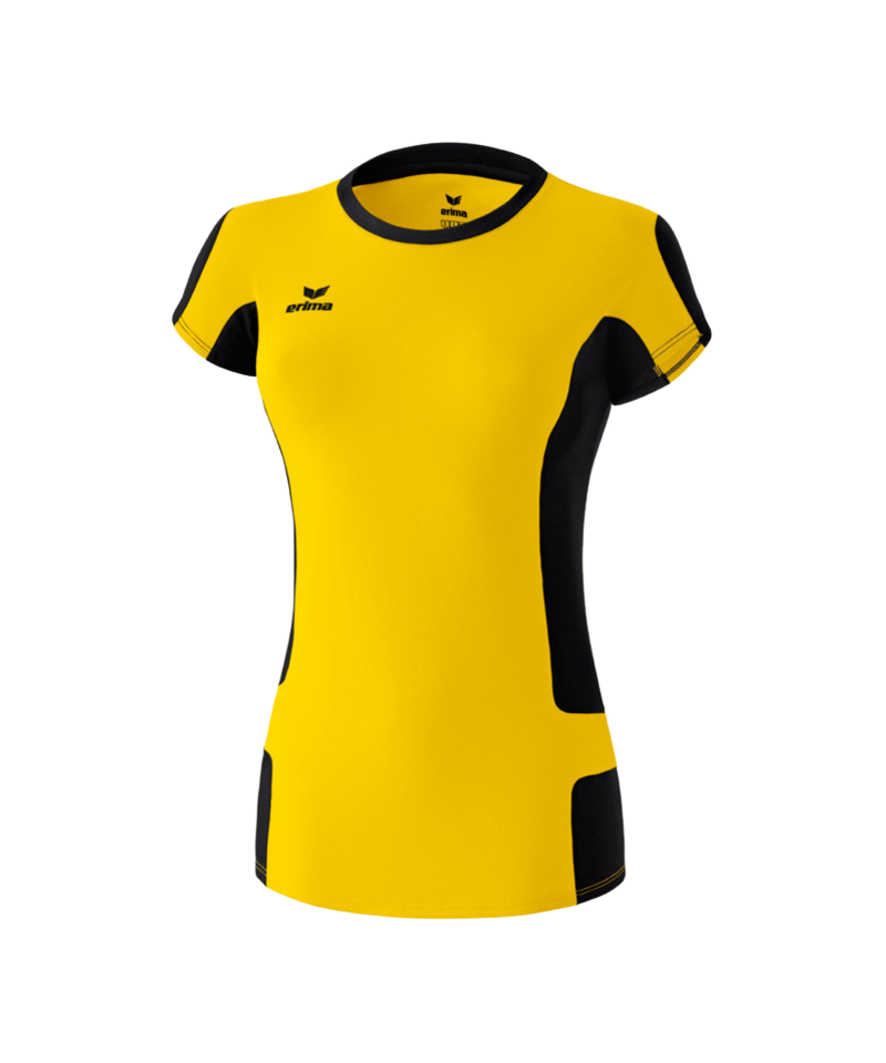 Erima Vigo T-Shirt Damen Gelb Schwarz