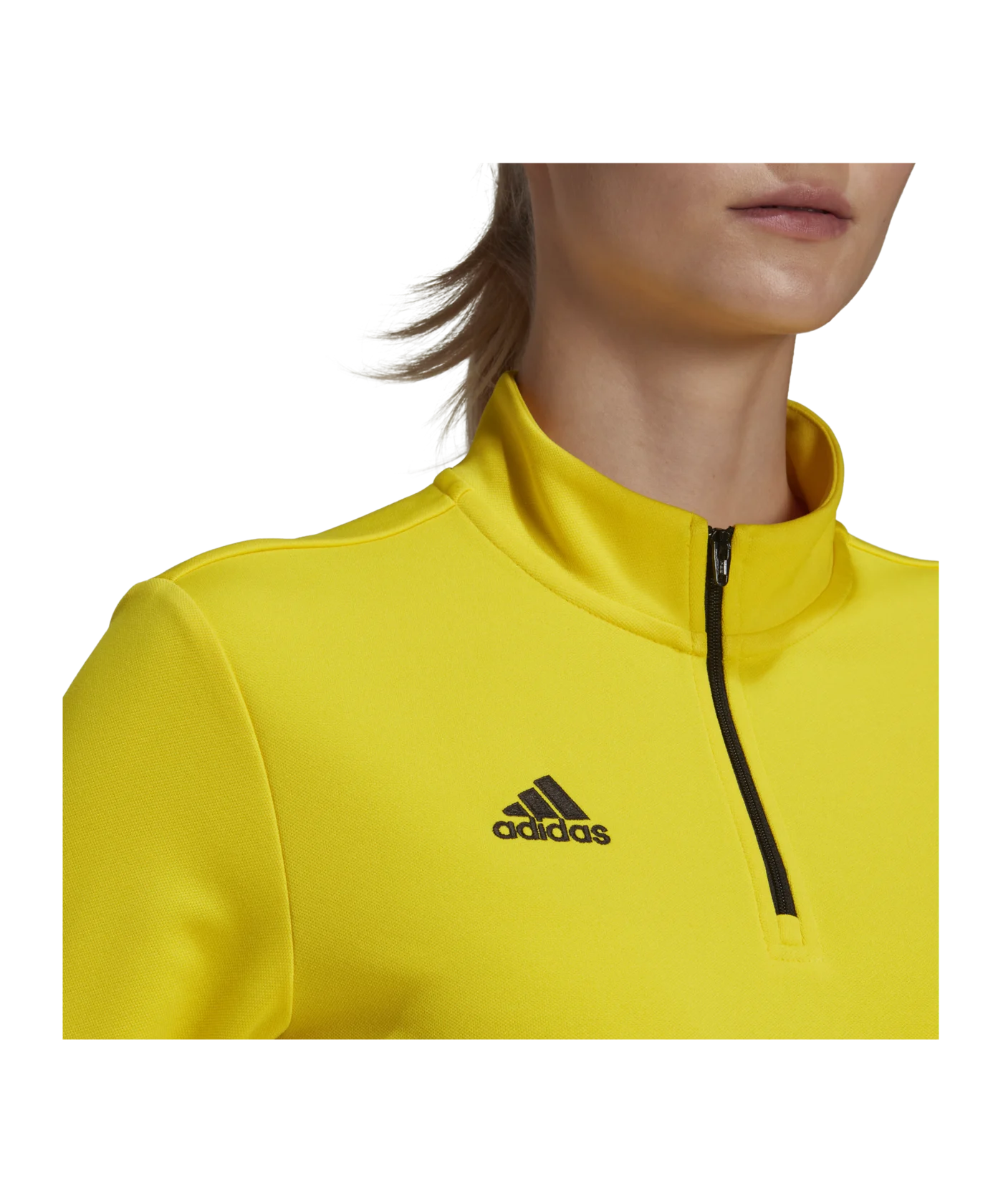 adidas Entrada 22 HalfZip Sweatshirt Damen Gelb