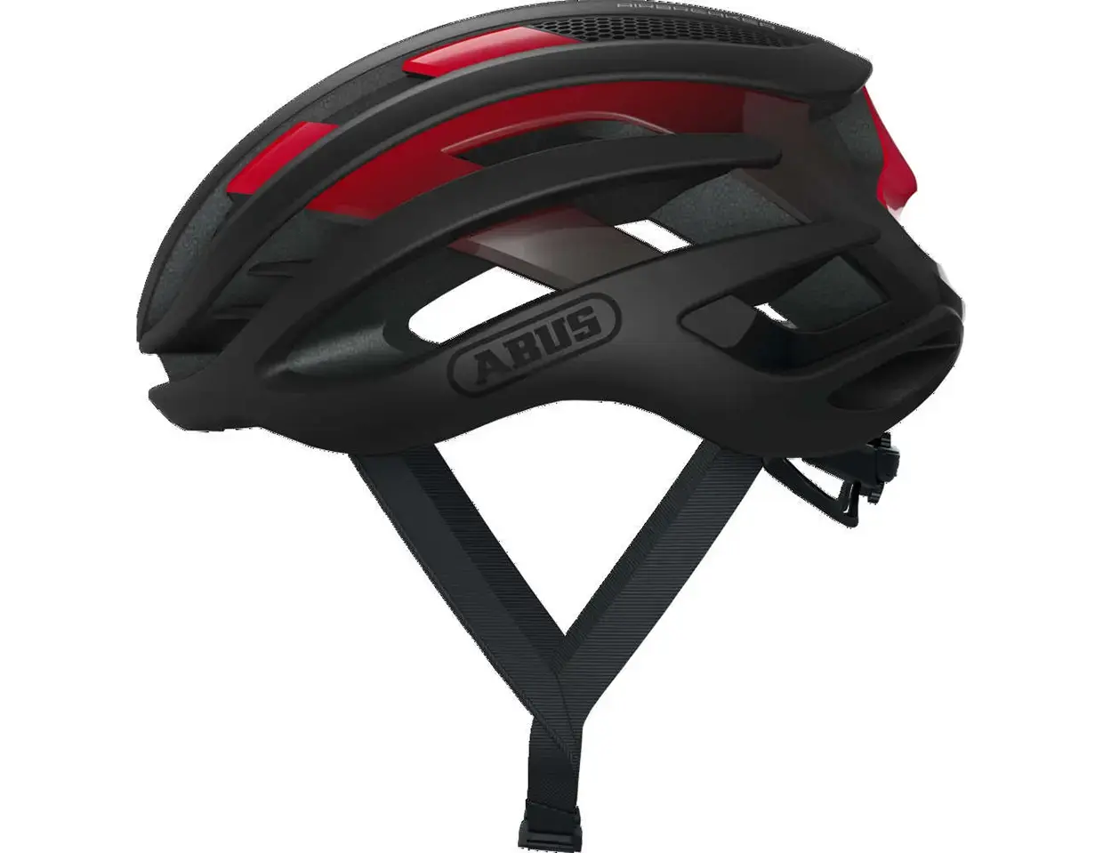 Abus AirBreaker Race Fietshelm Zwart/Rood