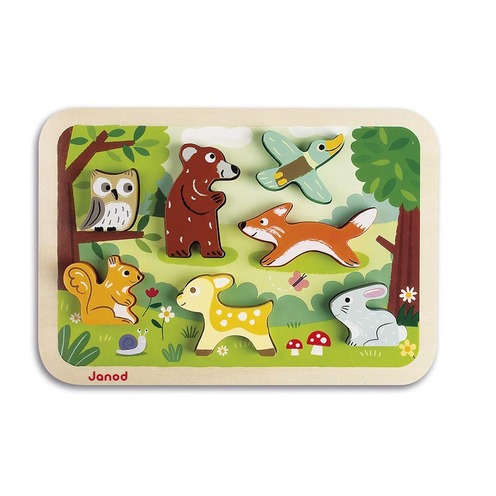 Chunky Puzzle Forêt - JANOD
