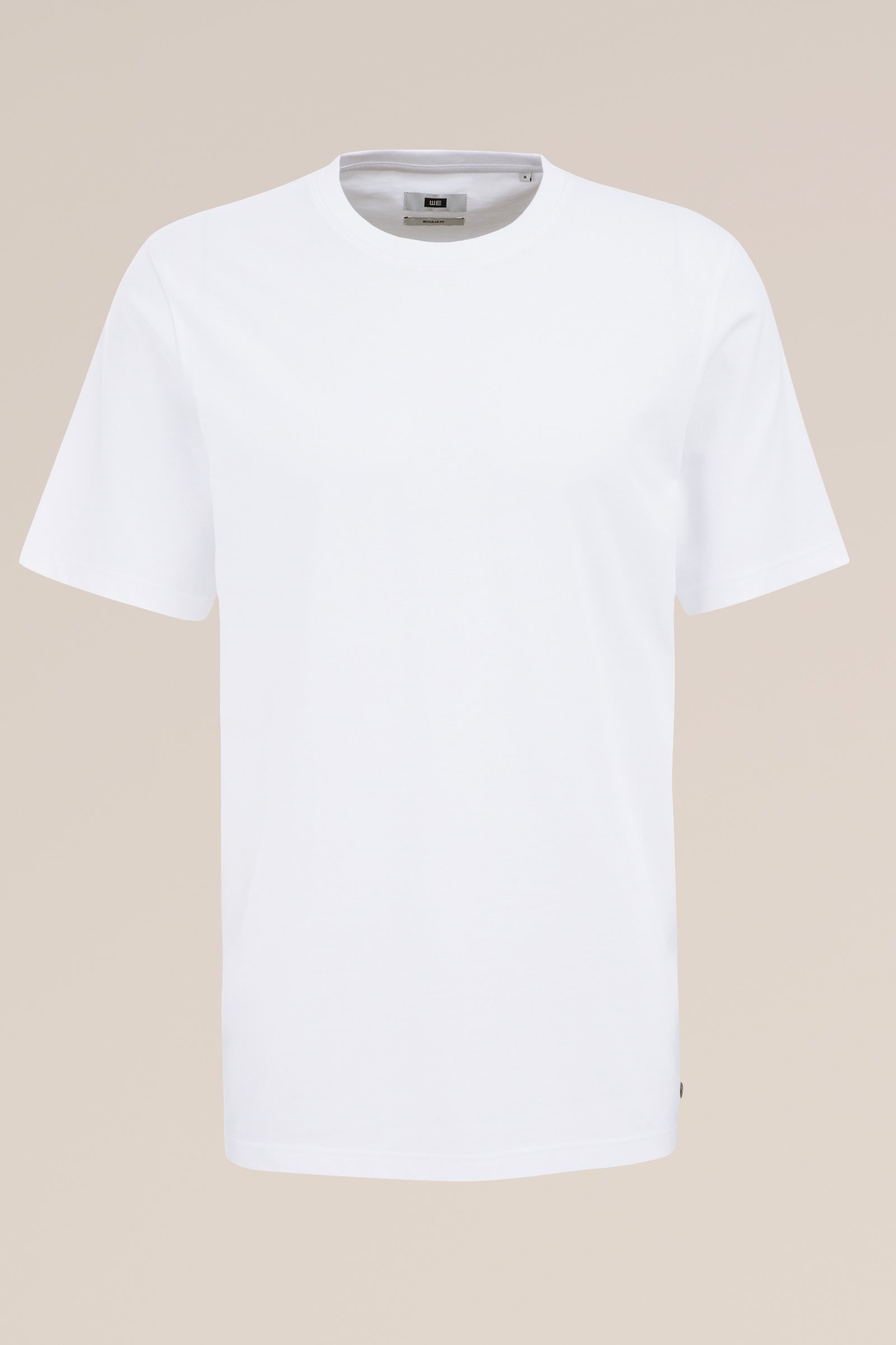 pima katoenen T-shirt WE Fashion Wit