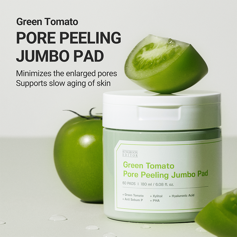 Green Tomato Pore Peeling Jumbo Pad
