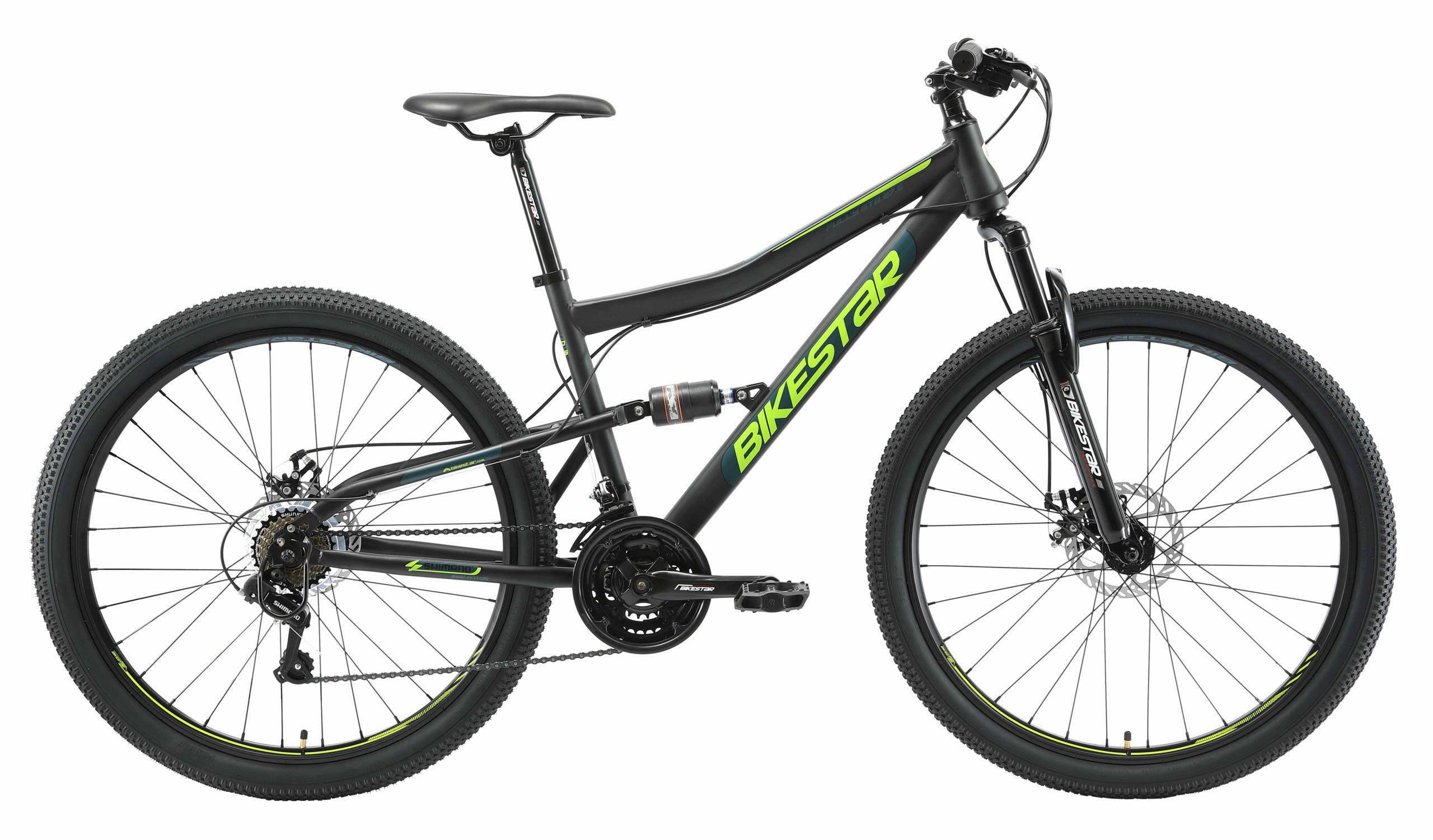 BikeStar Hardtail Staal Fully MTB Medium 27,5 Inch 21 Speed