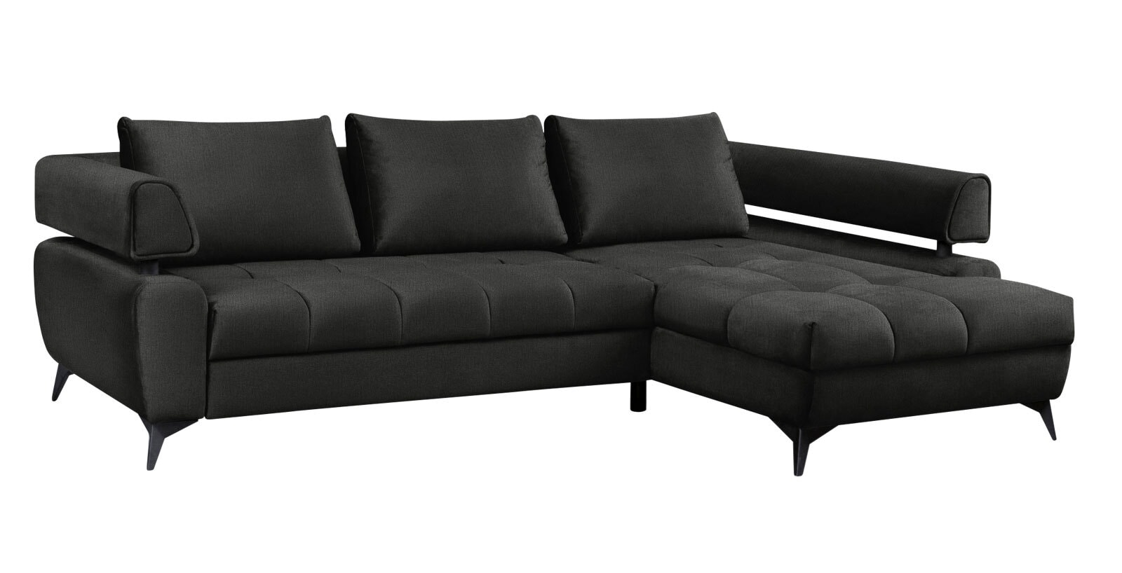 Ecksofa PARIS SF-R graphitgrau