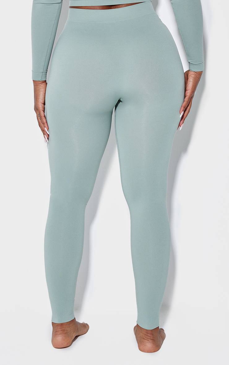 Vert Sauge Legging Taille Haute Sculptant Shape