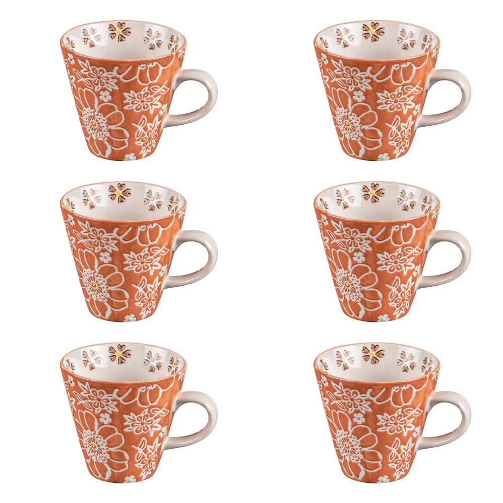 Coffret 6 tasses Aliya 17 cl Table passion