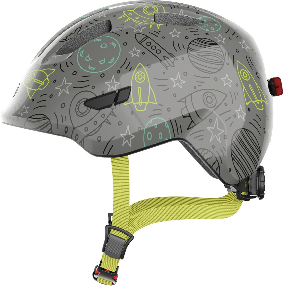 Abus Smiley 3.0 LED Cykelhjelm Grey Space