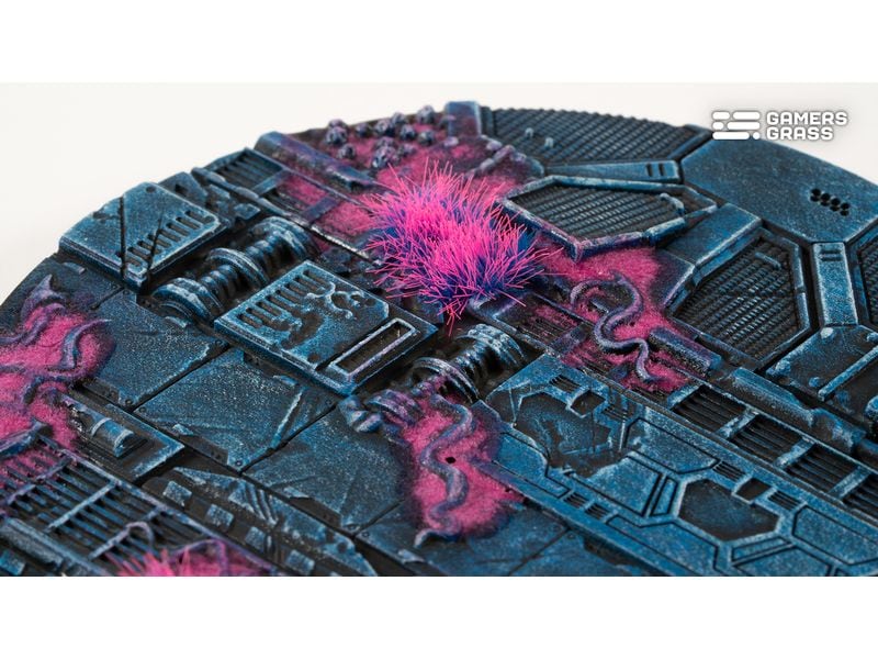 GamersGrass Base Alien Infestation round 90 mm (x1) Hochwertige Bases für den Miniaturenbau