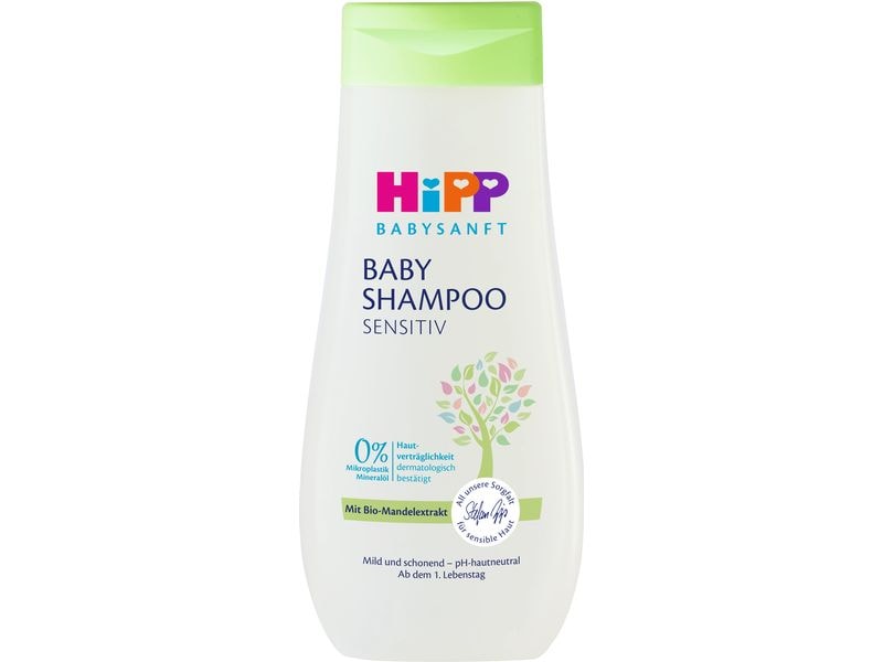HIPP Shampoo Babysanft 200 ml Baby-Shampoo für dünnes und empfindliches Haar