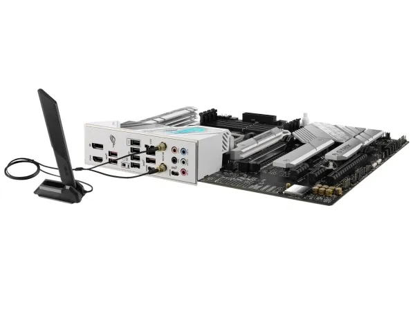 ASUS ROG STRIX B650-A GAMING WIFI - Bundkort - ATX - Socket AM5 - AMD B650 Chipset - USB-C 3.2 Gen 2x2, USB-C 3.2 Gen2, USB 3.2 Gen 2, USB 3.2 Gen 1 - 2.5 Gigabit LAN, Wi-Fi 6, Bluetooth - onboard grafik (CPU påkrævet) - HD Audio (8-kanaler)