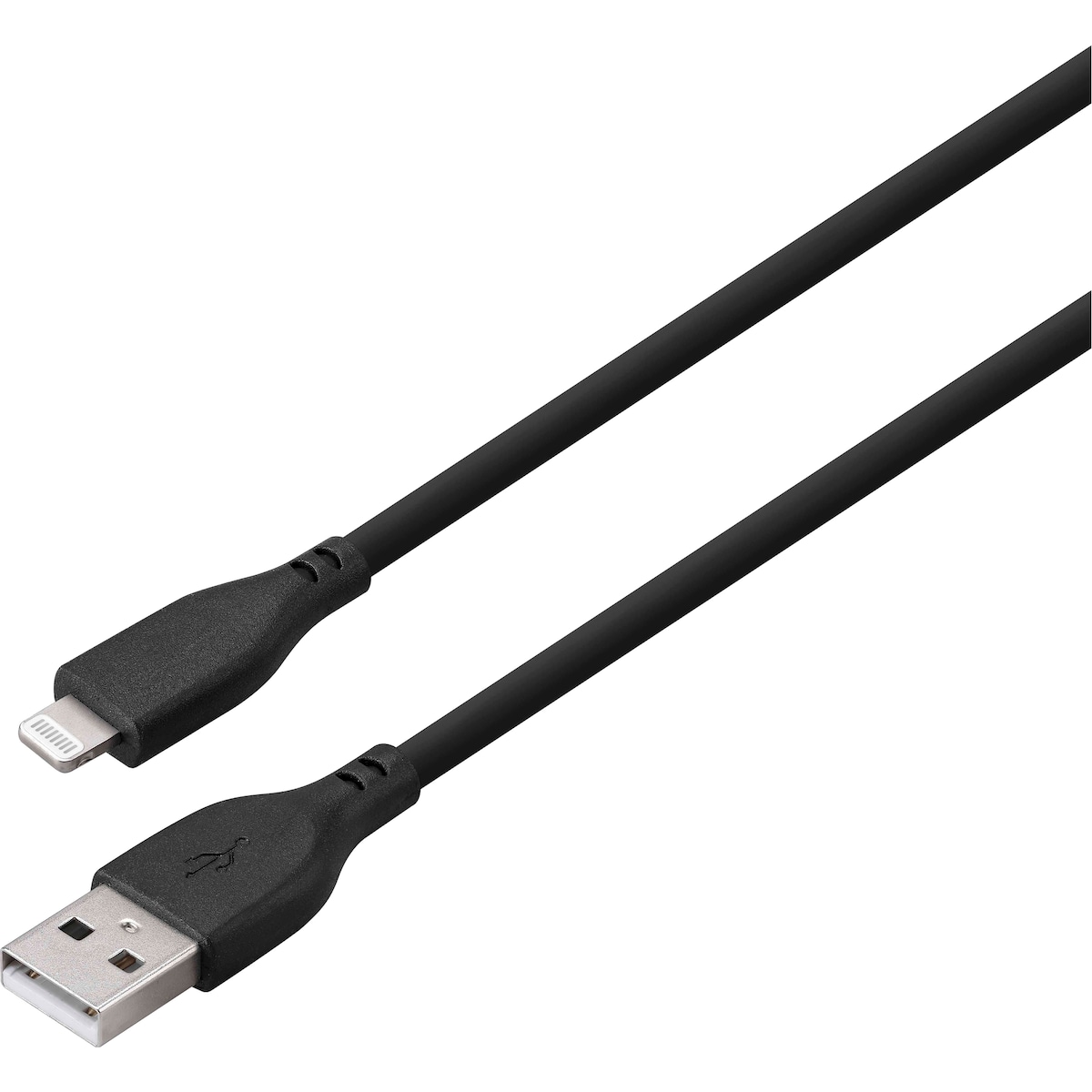 Goji USB-A til Lightning kabel 1,8m (sort)