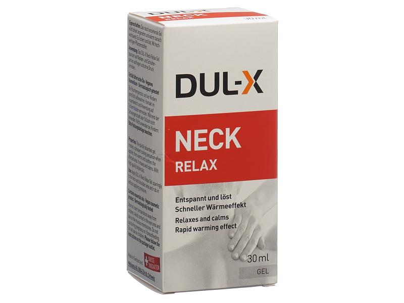 Dul-X Neck Relax Gel Dispenser 30 ml Gel bei Nacken- und Schulterschmerzen