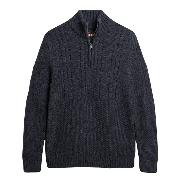 Superdry Vintage Jacob Henley Trui Heren