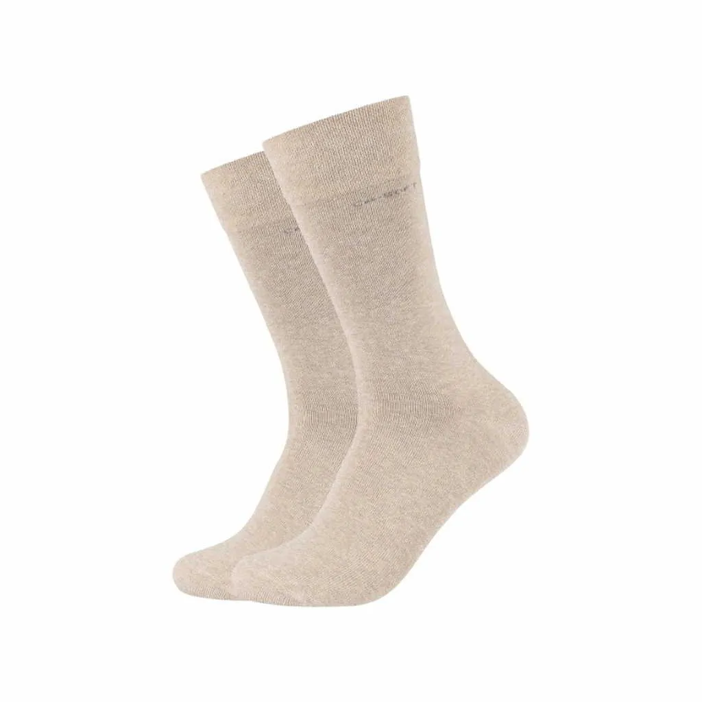 CAMANO Freizeitsocken Offwhite Textil  2-ER Pack
