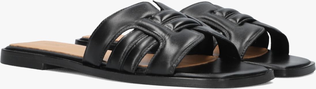 zwarte notre-v slippers as-14135