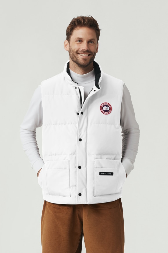 Canada Goose Gilets Freestyle Crew Vest White