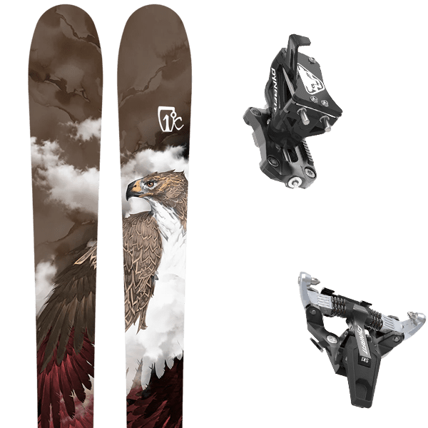 Pack ski de randonnée ICELANTIC NOMAD 95 + Fix