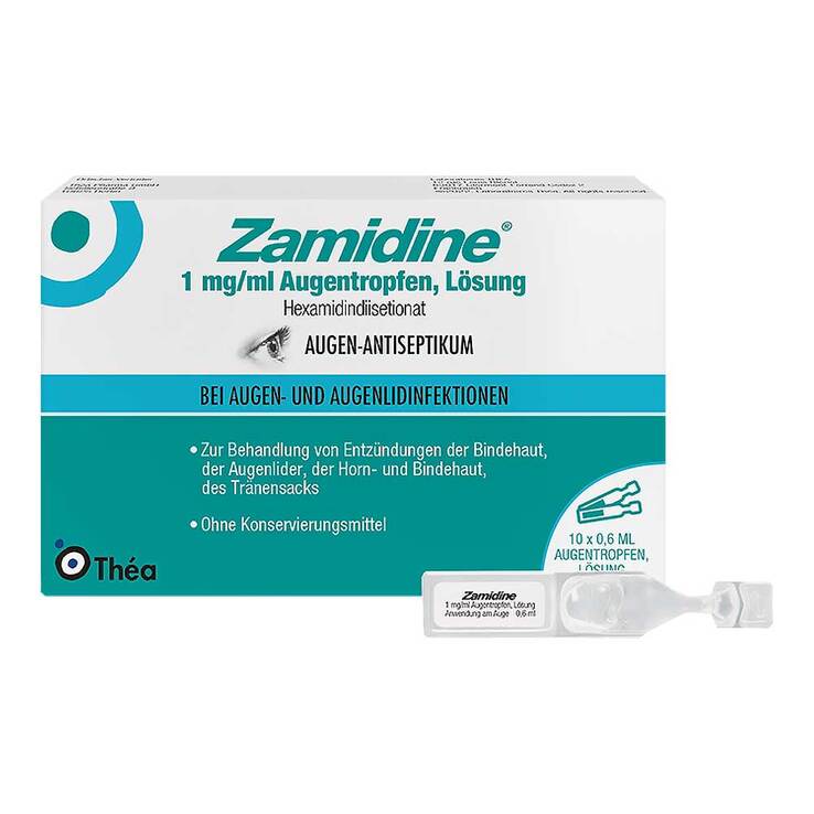 Zamidine 1 mg / ml Augentropfen Mehrdosenbehältnisse, 10X0.6 ml