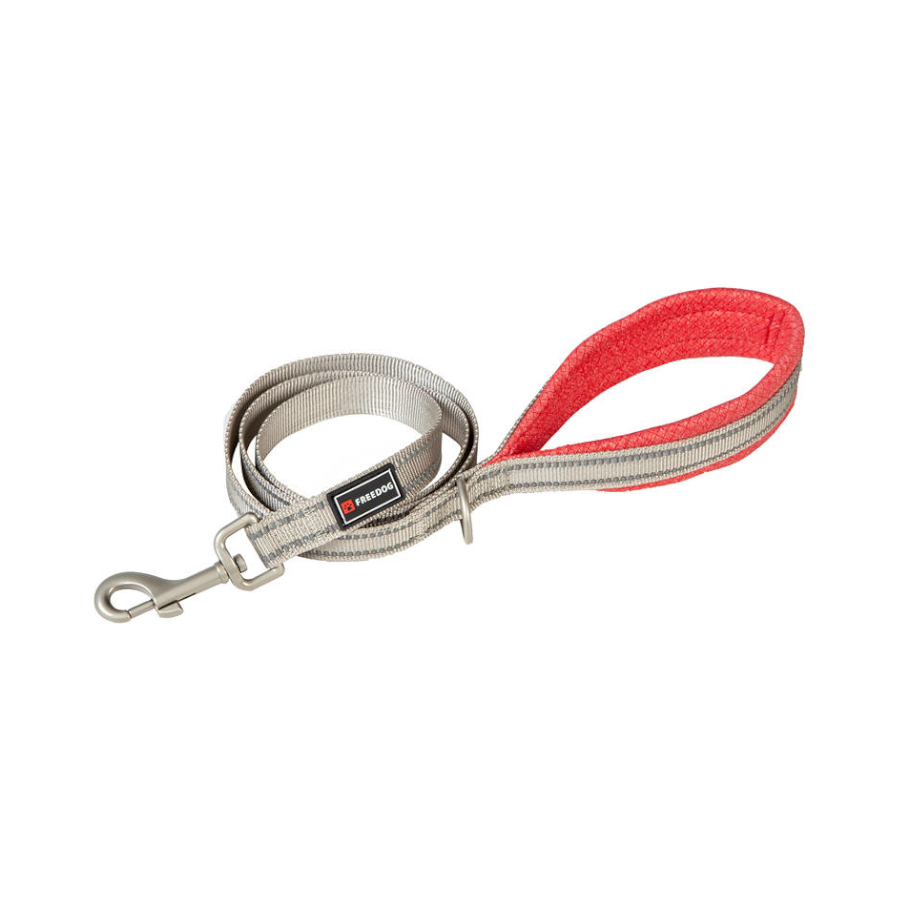 Guia refletora vermelha Freedog Shiva para cães