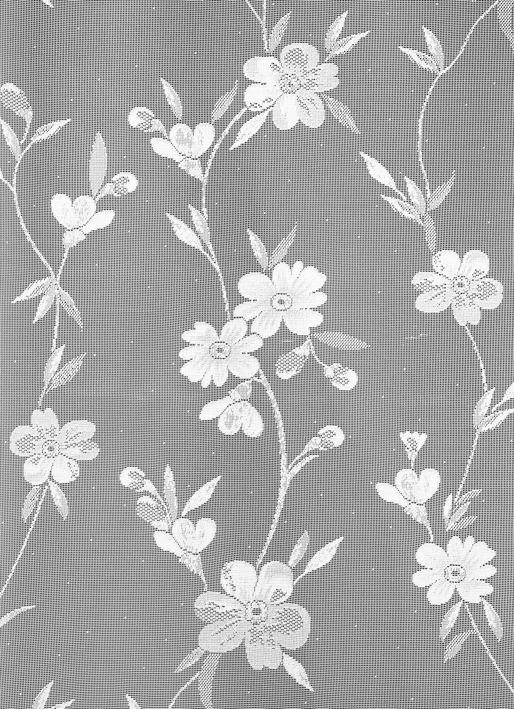 Kurzstore Blumenranke mit Stangendurchzug