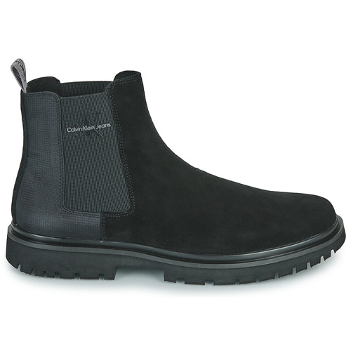 Calvin Klein Jeans - EVA MID CHELSEA BOOT SUEDE - Noir