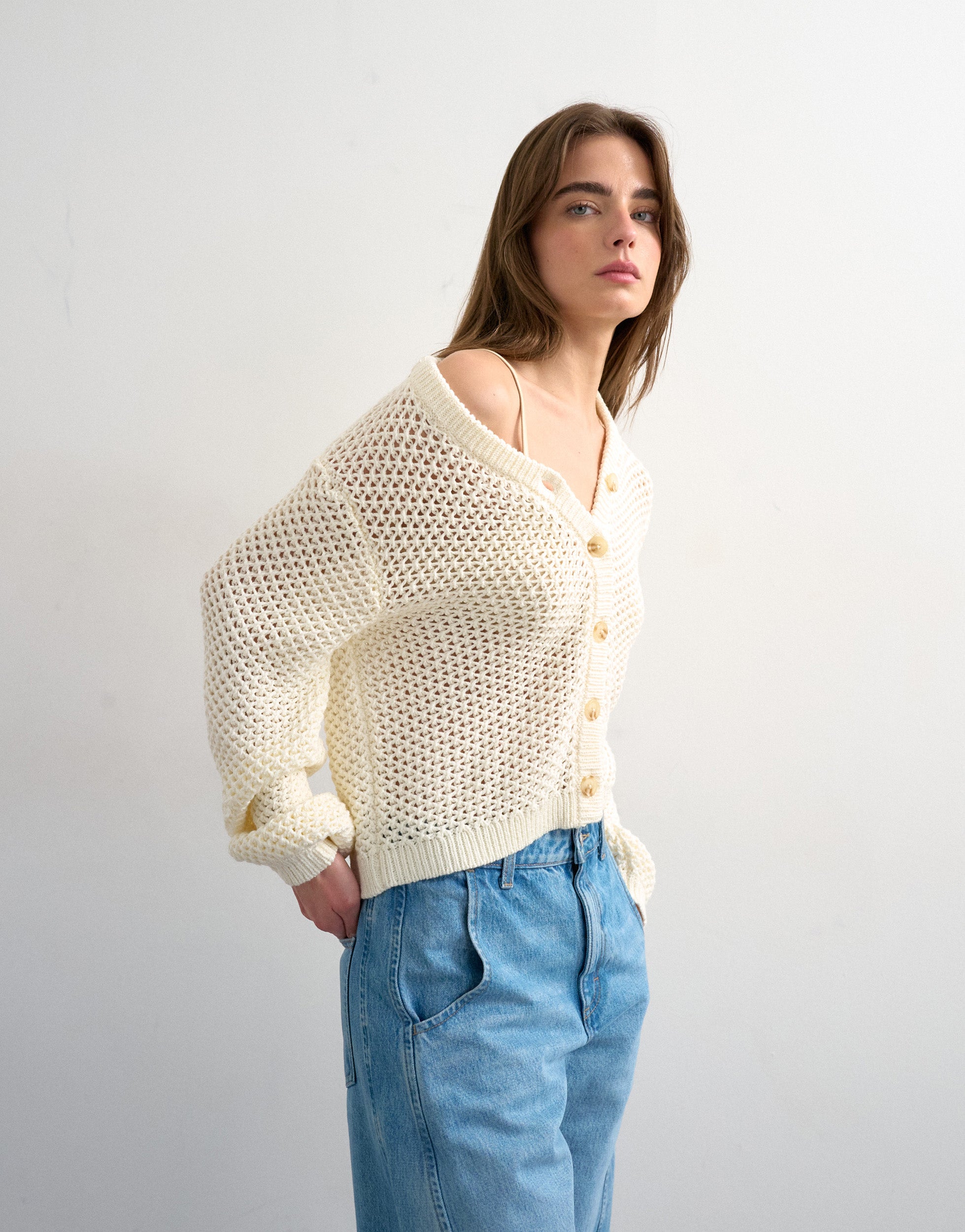 TSEMELIE Gebreid vest