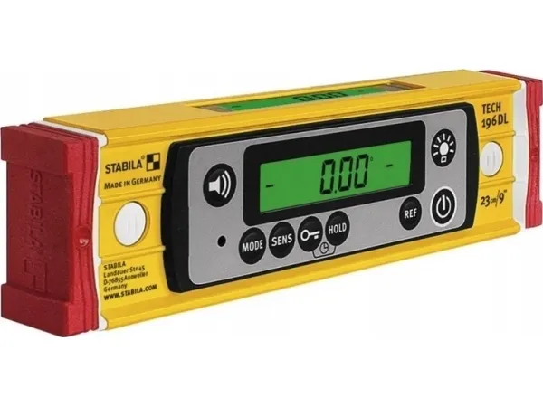Stabila TECH 196 DL 19831 Digitale vaterpas med skridsikring, inkl. taske 23 cm 0.5 mm/m