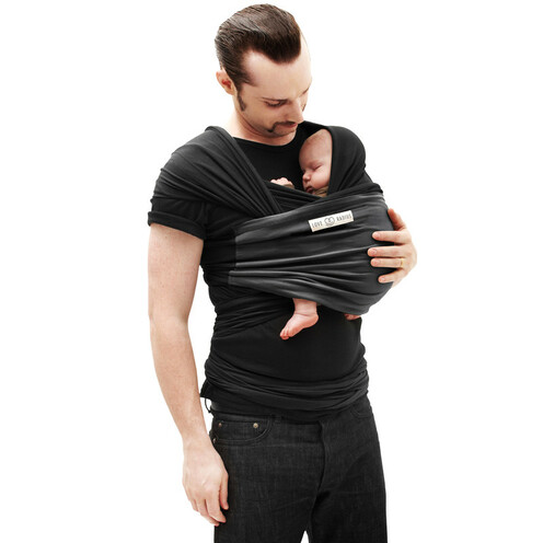Echarpe de portage l'Originale noir/anthracite - LOVE RADIUS
