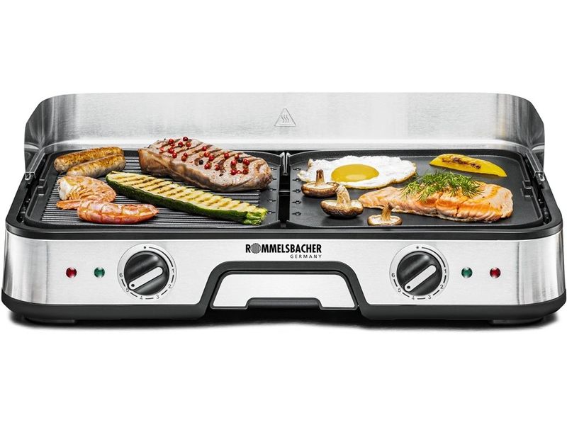 Rommelsbacher Tischgrill 20.BBQ 2025, 2000W Elektrischer Tischgrill