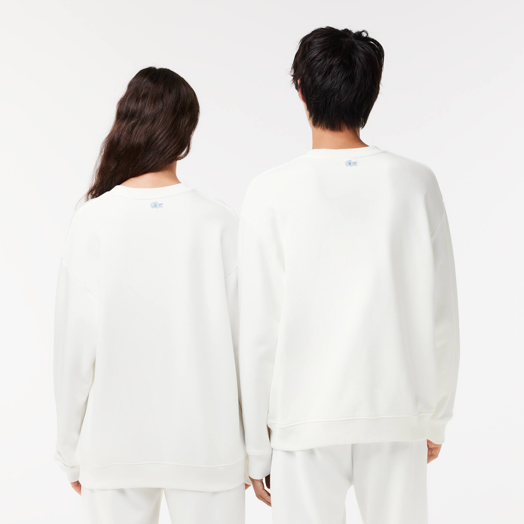 Lacoste x Eleven by Venus extraweites Fleece-Sweatshirt Lacoste X EleVen by Venus Williams - Weiss - Lacoste - Unisex