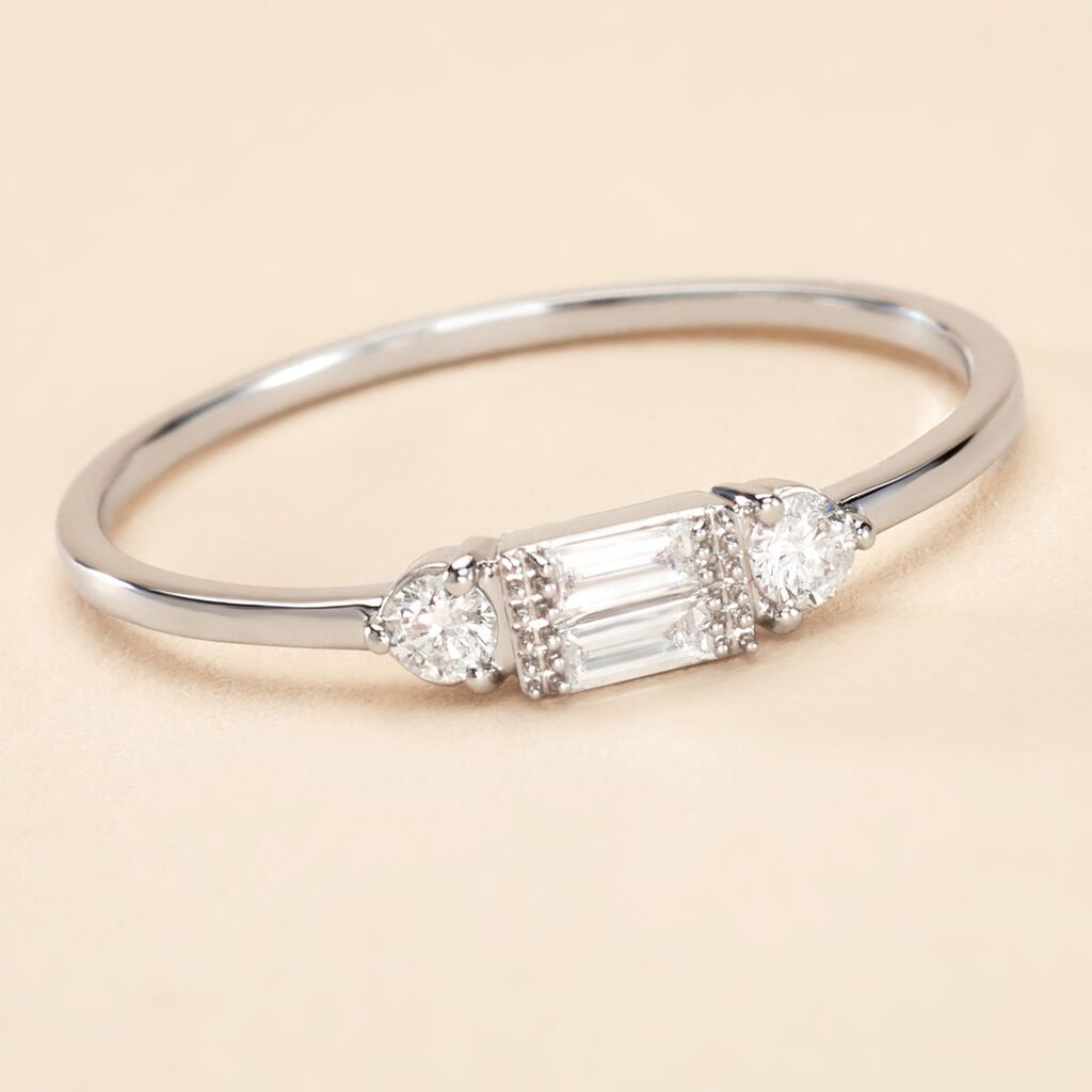 Bague Collection 1986 Or Blanc Diamant