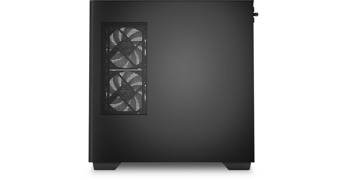 SharkoonELITE SHARK CM100 midi tower behuizing  (Zwart | 2x USB-A | 1x USB-C | RGB | Tempered Glass)