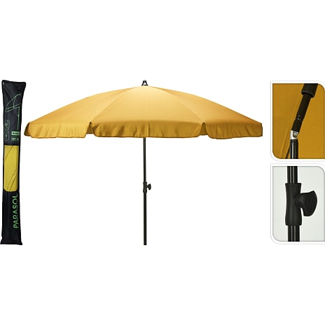 Tampa strandparasol - gul
