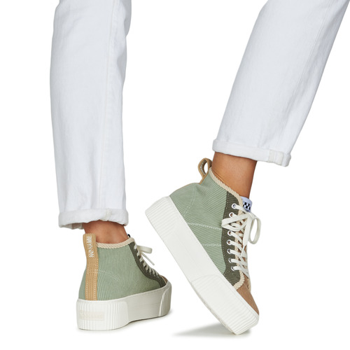 No Name - IRON MID - Vert / Beige