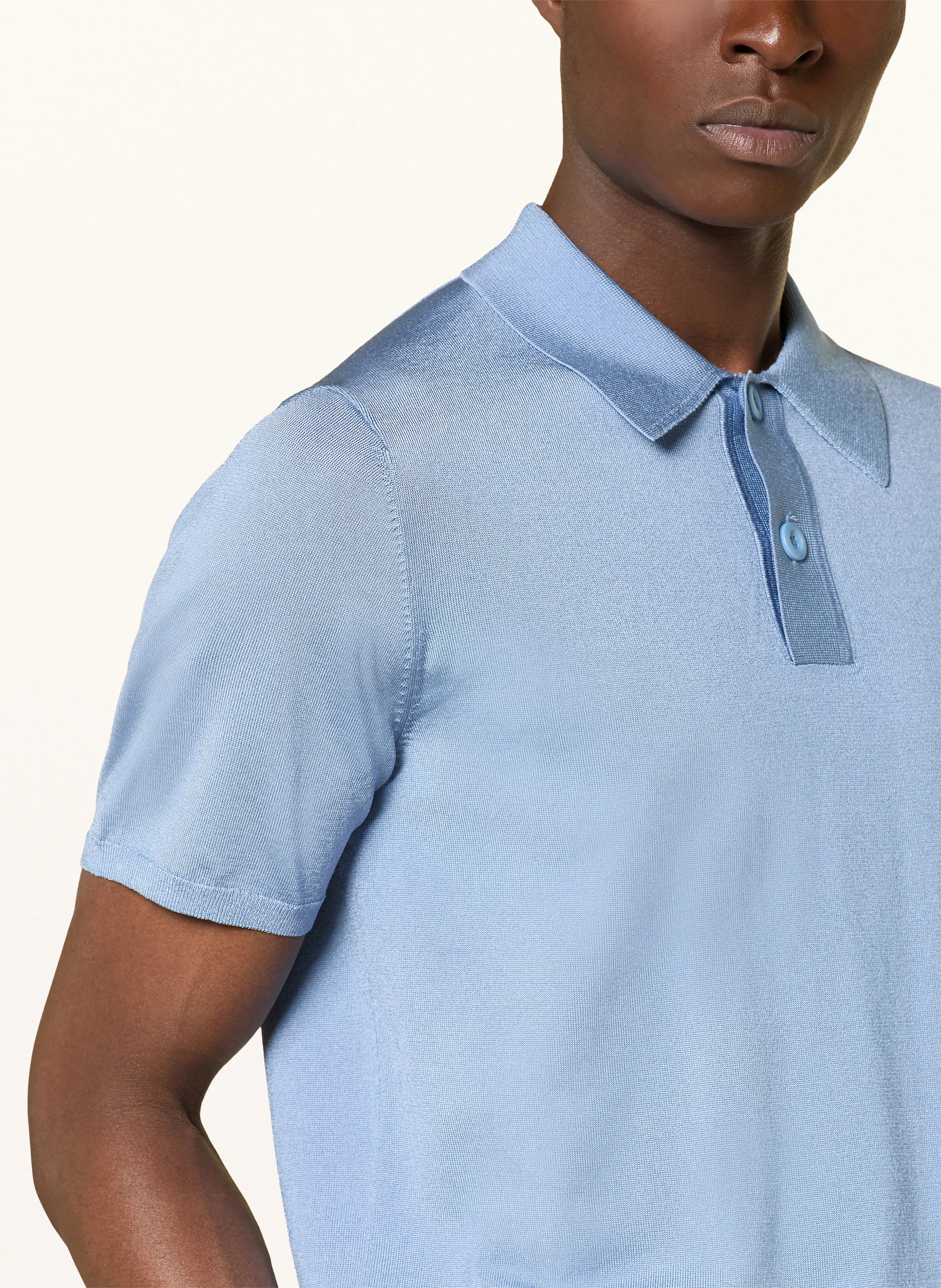 SANDRO Strick-Poloshirt