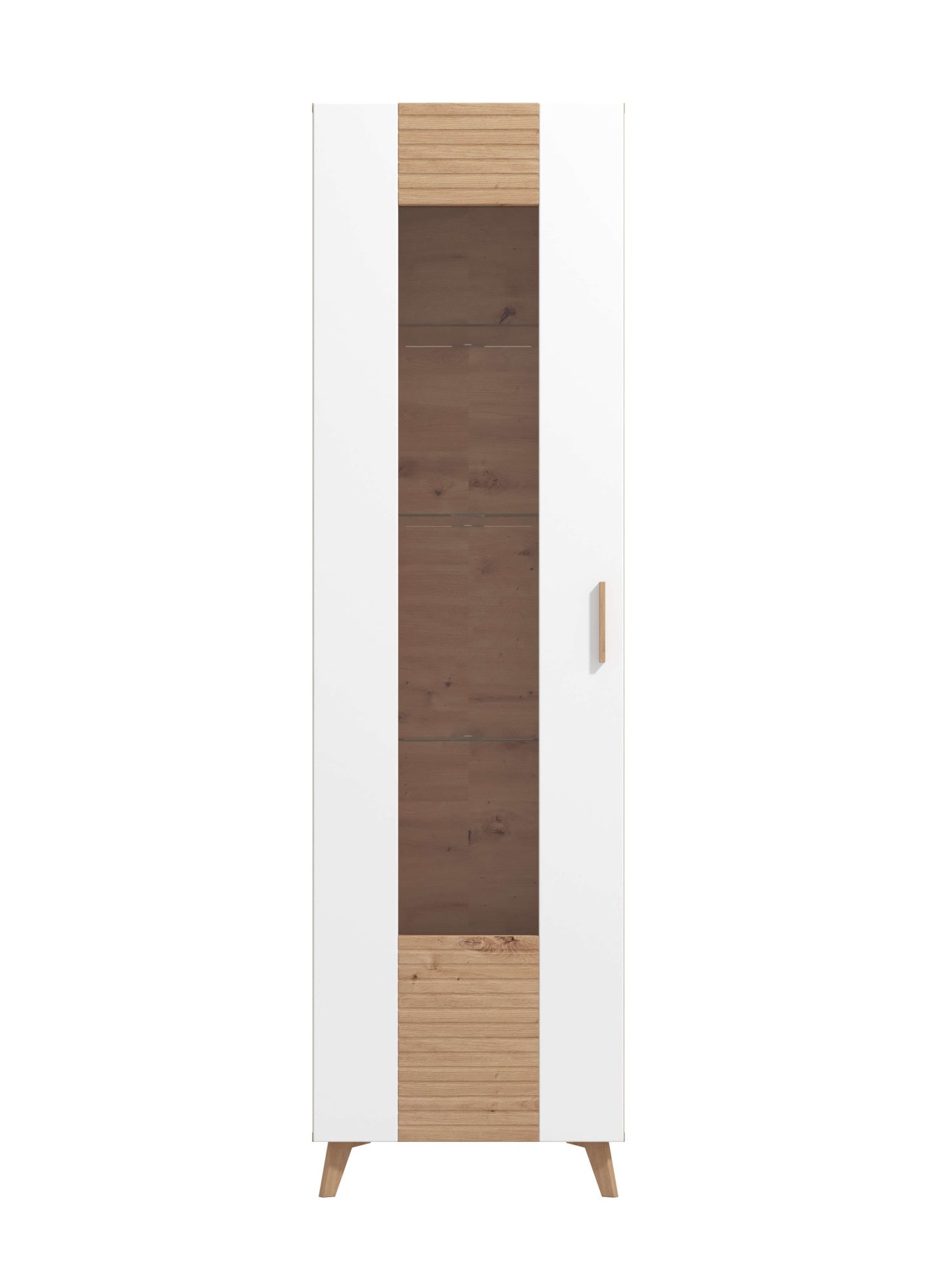 INOSIGN Vitrine »Bretagna Vitrinenschrank, Standvitrine, Showcase« in trendigen Farben, Glastür, in verschiedenen Varianten erhältlich