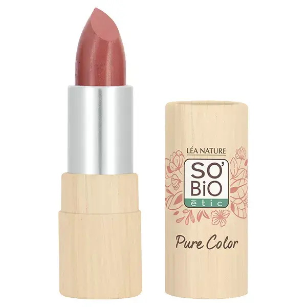So'Bio Étic Pure Color Rouge à Lèvres Satiné Bio N°12 Bois de Rose