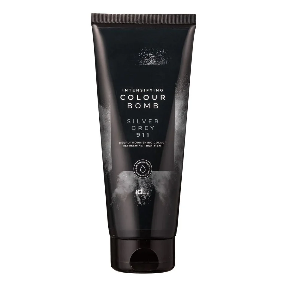 IdHAIR - Colour Bomb Silver Grey 911 200 ml - Hårfarve