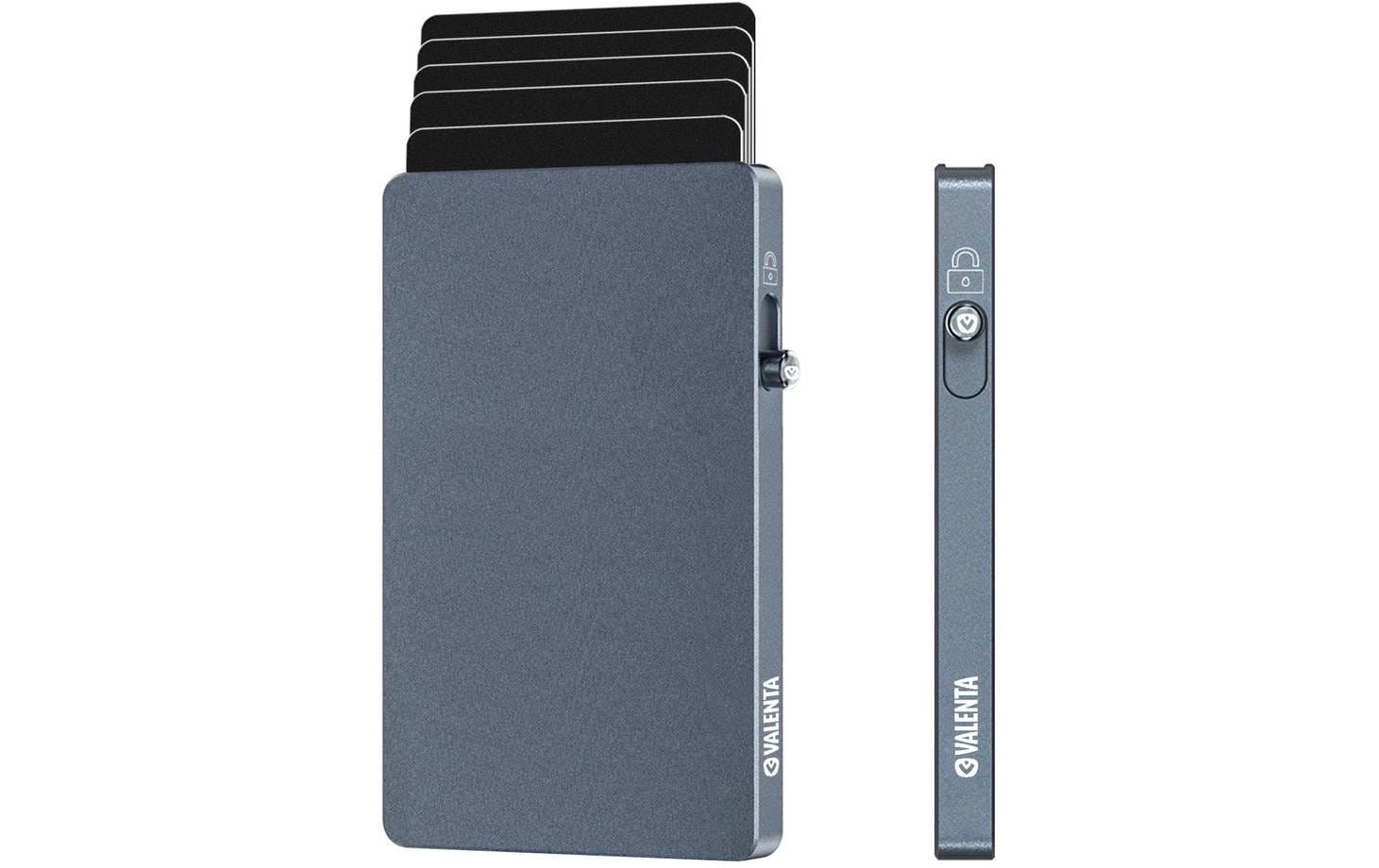 CardCase Aluminium MagSafe BlauAluminium-Kreditkartenhülle mit RFID-Schutz