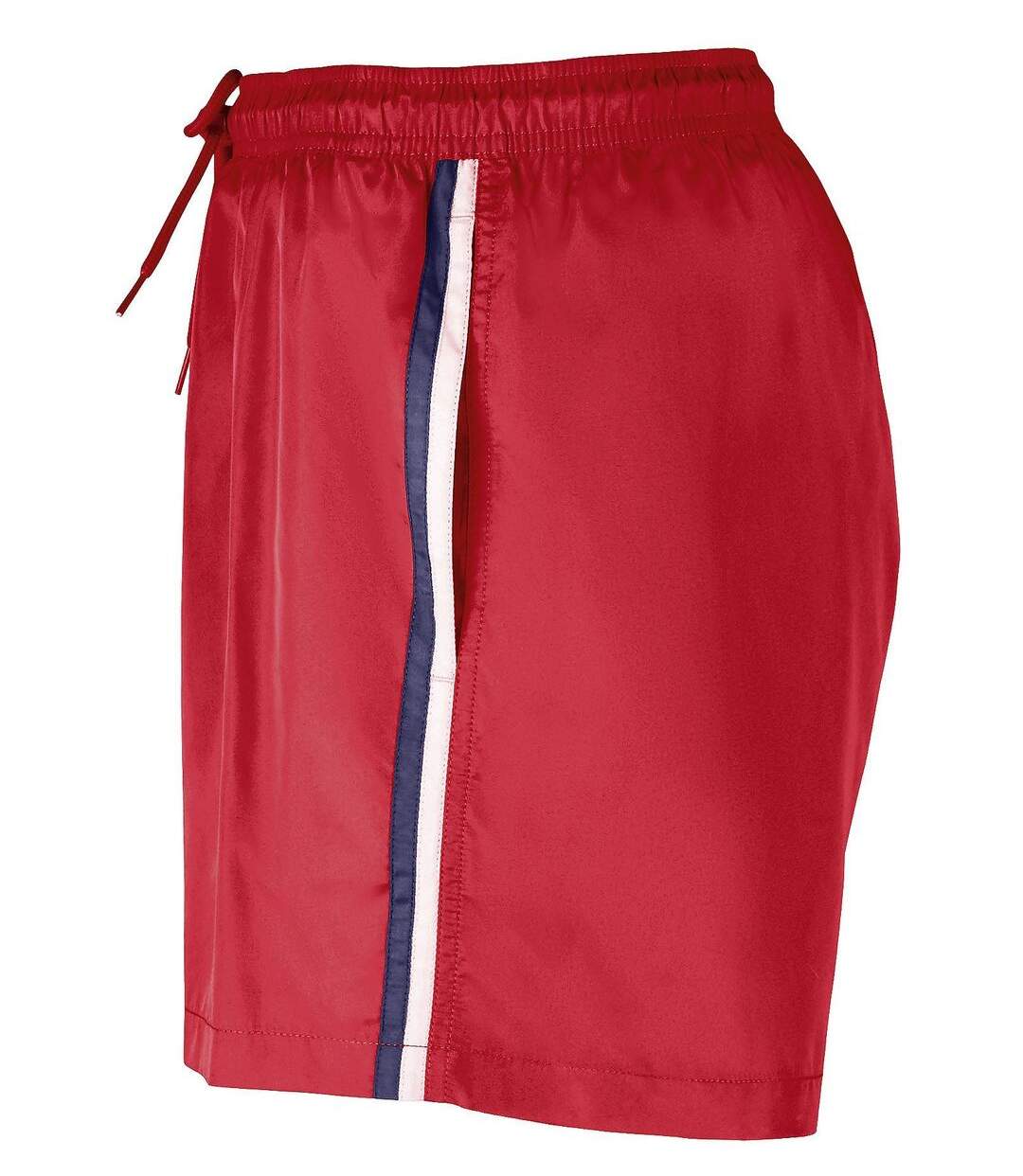 Short de bain Homme tricolore - 02919 rouge