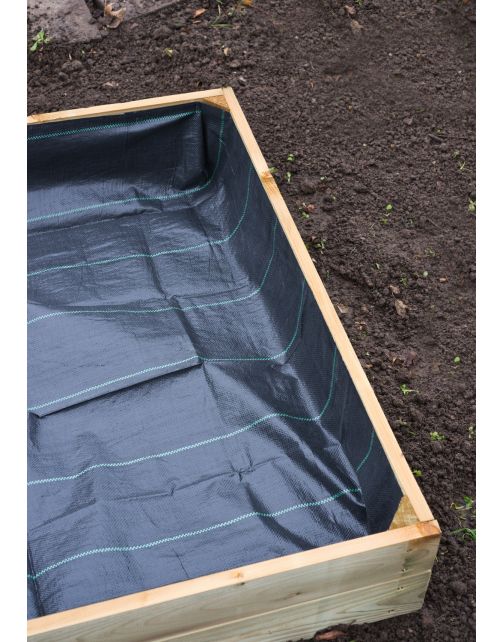 Nature Gronddoek Kleine Moestuinbak Zwart - Groeifolie Gronddoek