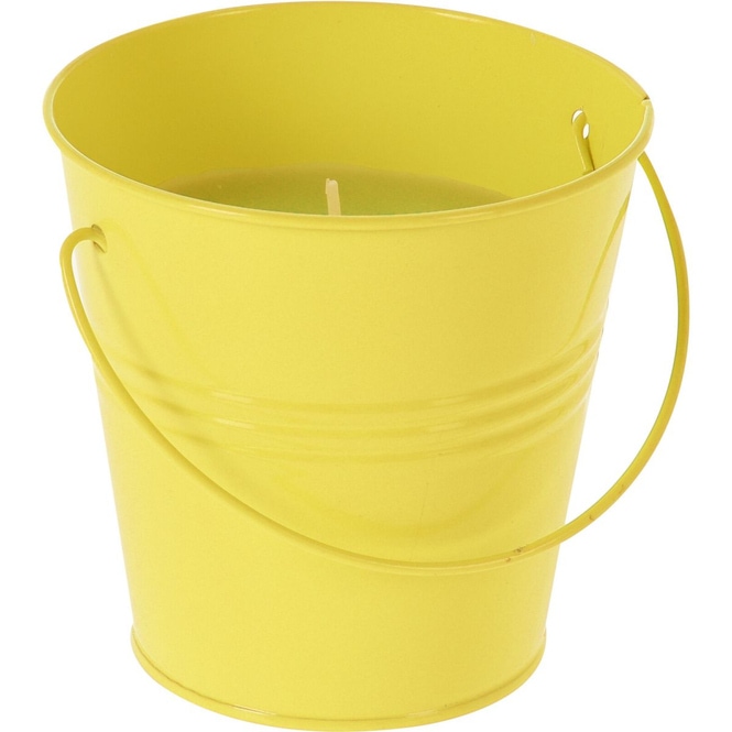 Citronella Kerze im Eimer - Ø ca. 10cm - 1 Stück