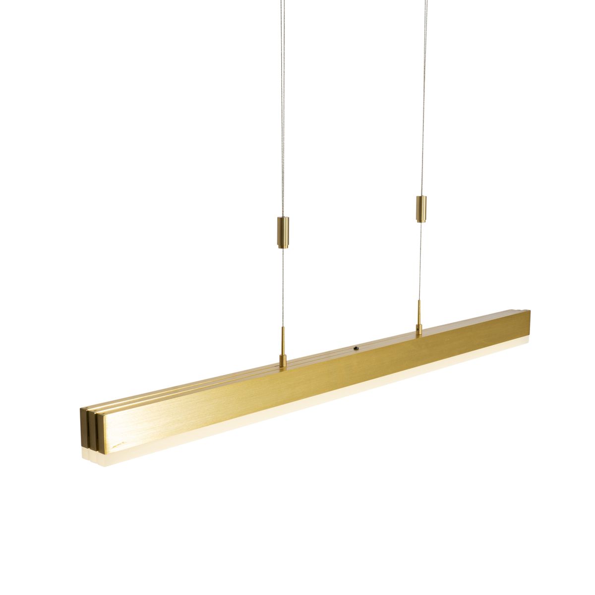 Moderne verstelbare hanglamp goud incl LED - Lamba