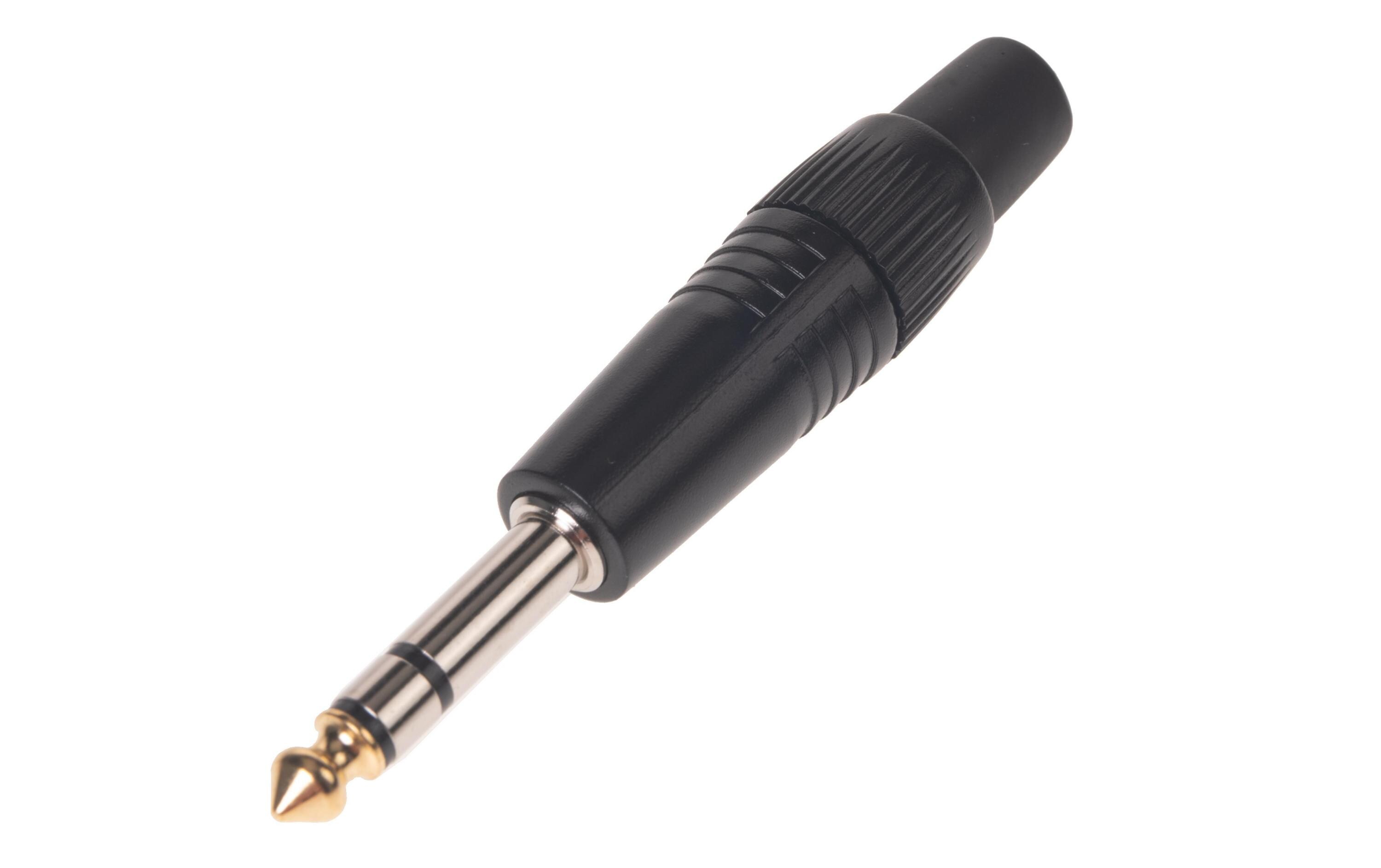 Stecker BC2002BK-M 6.3mm stereo Klinkenstecker schwarzHochwertiger und robuster Bemero XLR-Stecker