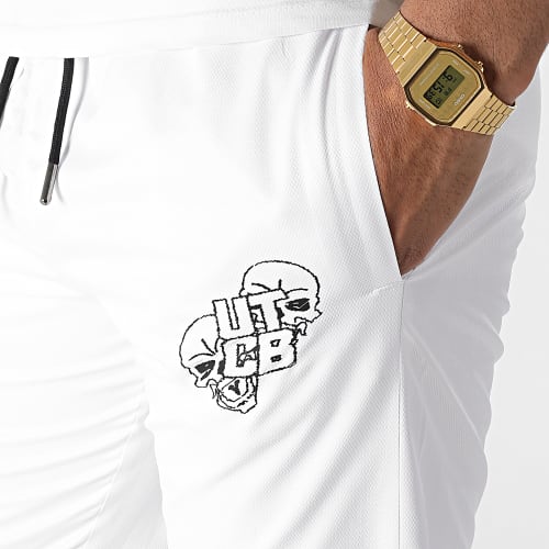 Pantalon Jogging Diamant UTCB Blanc Noir