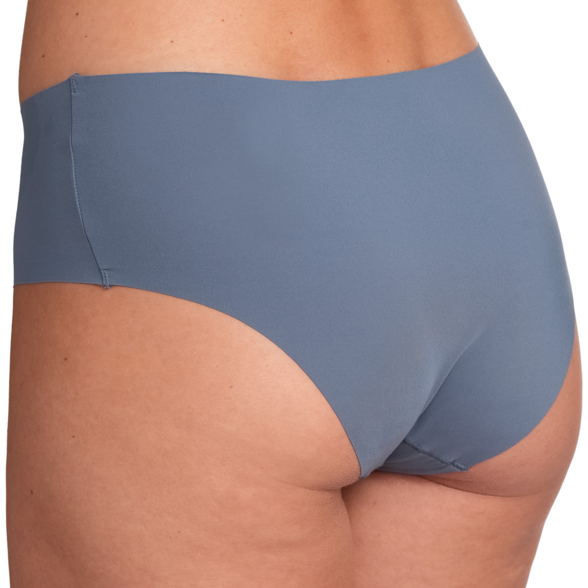 Gina Benotti Damen Seamless-Panty im Basic-Look blaugrau